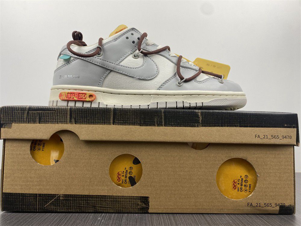 Off-White x Nk Dunk Low OW NO46 DM1602-102